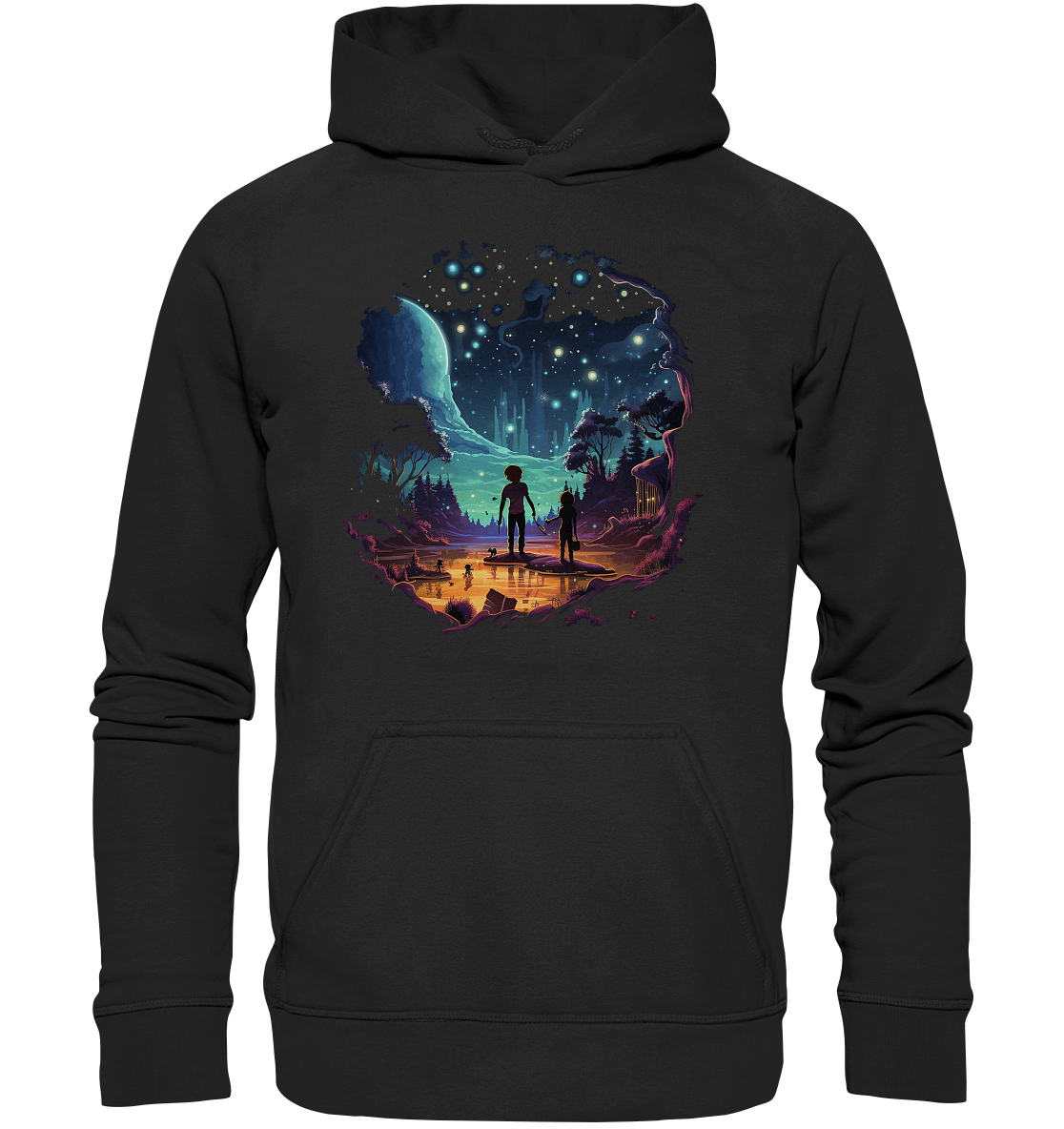 Night Sky - Basic Unisex Hoodie