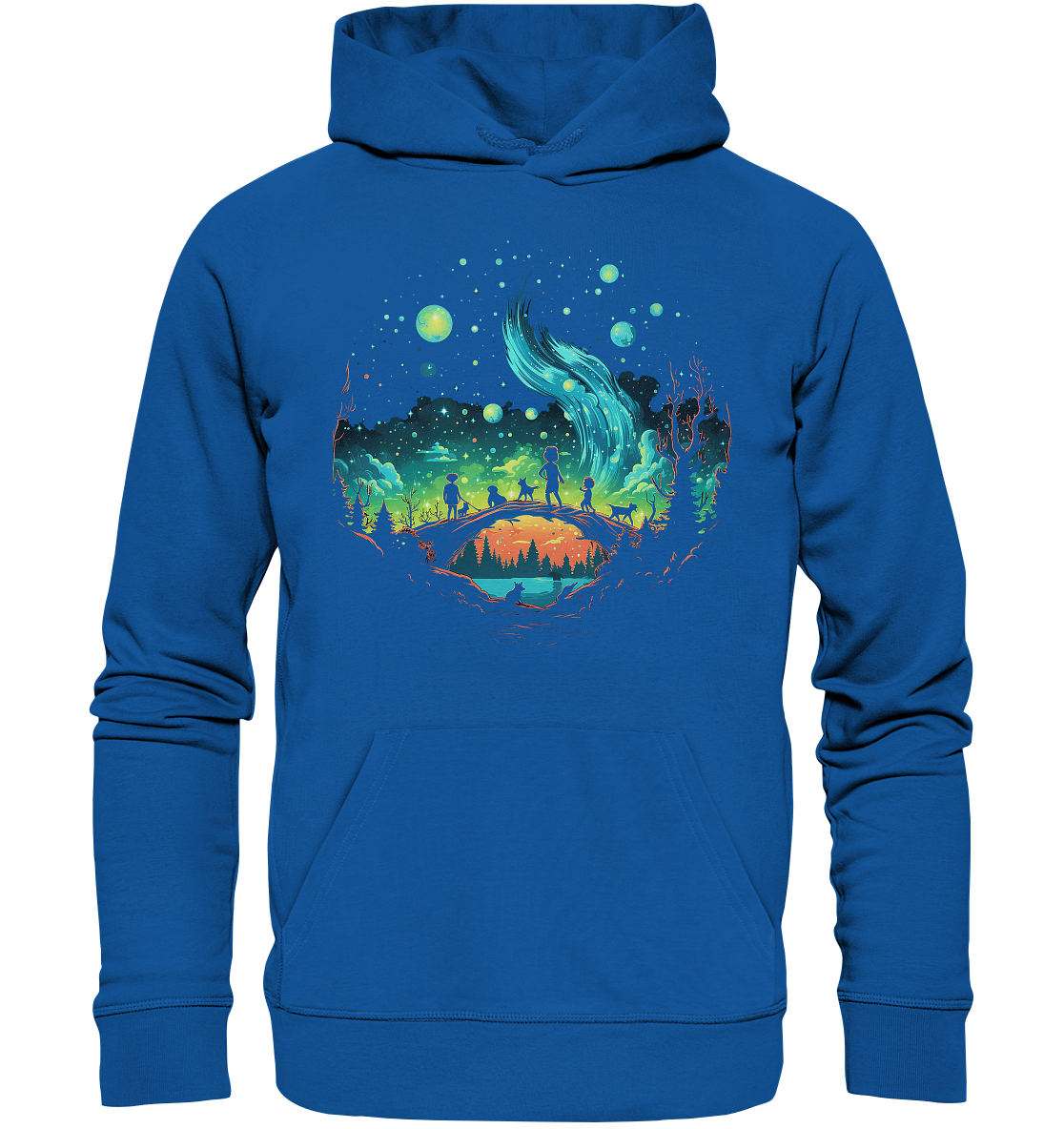 Night Bridge - Organic Basic Hoodie