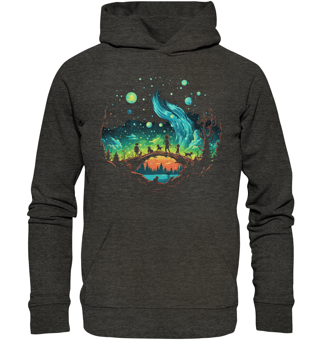 Night Bridge - Organic Basic Hoodie