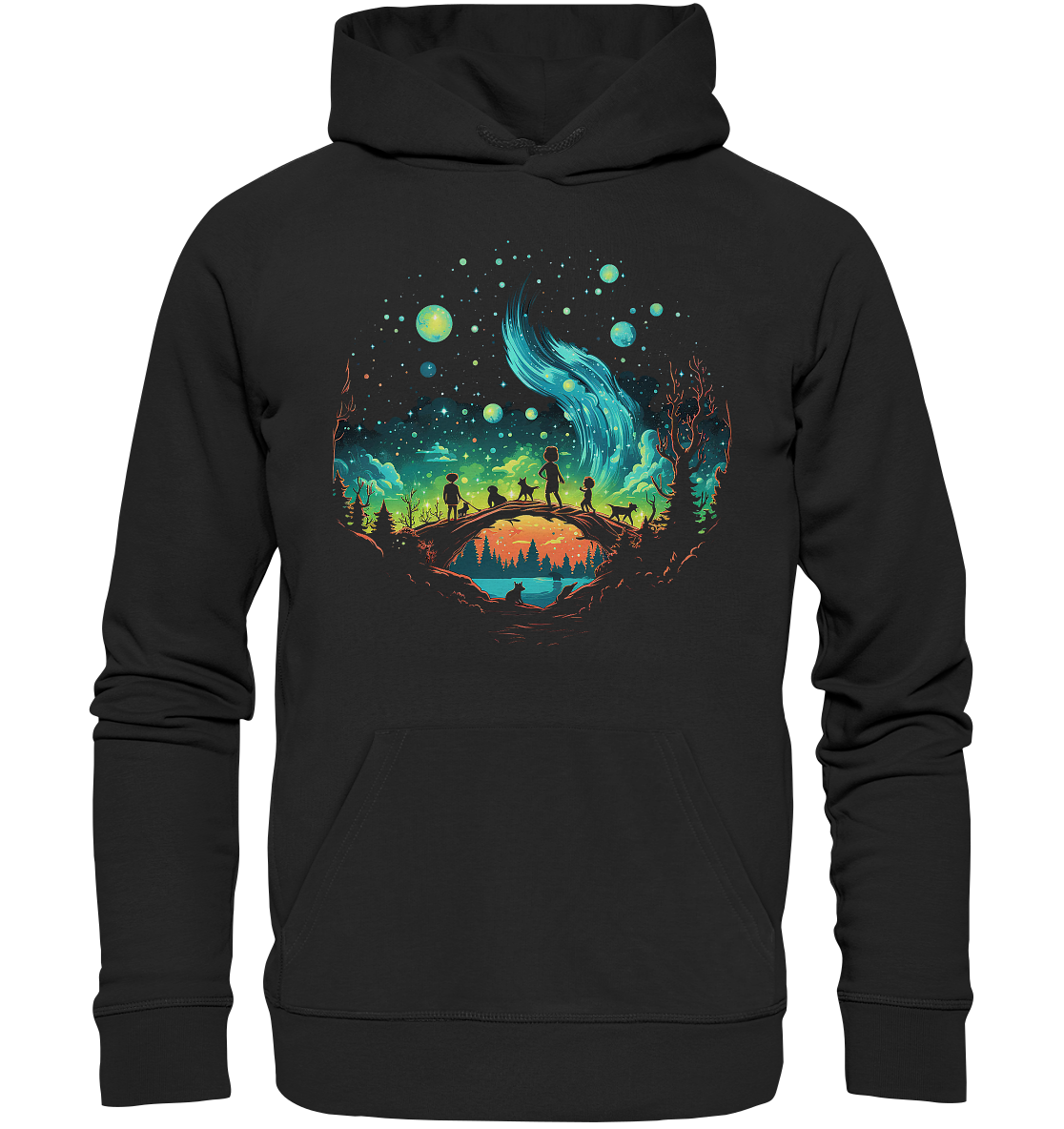 Night Bridge - Organic Basic Hoodie
