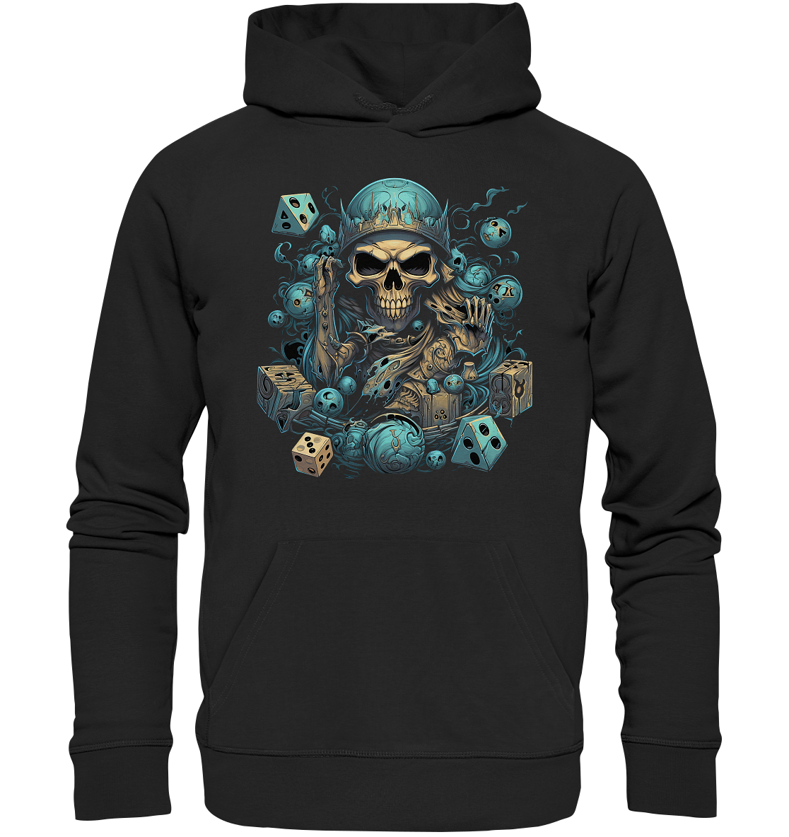 Skull Dice - Organic Basic Hoodie