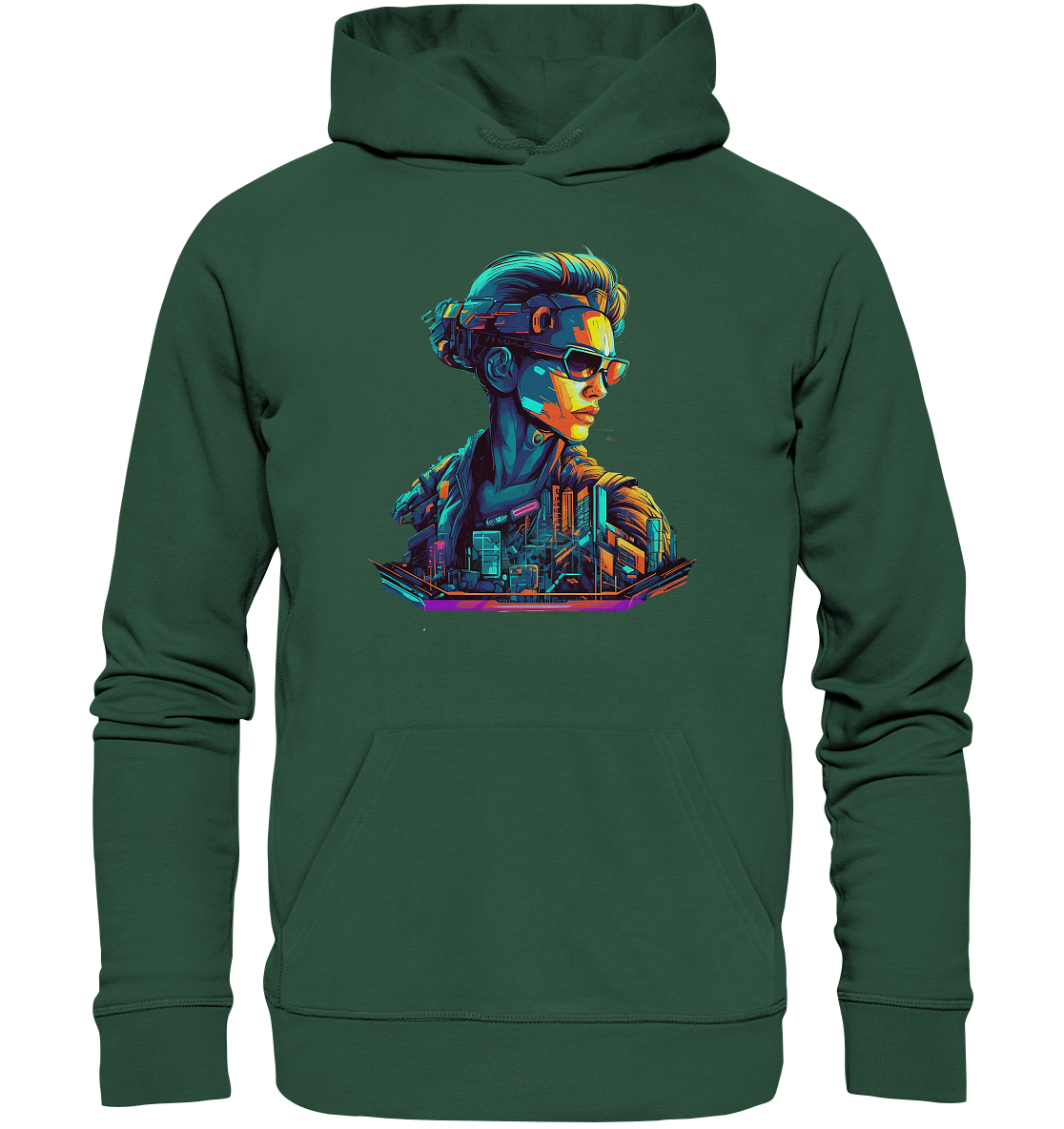 Cyberpunk Women - Organic Basic Hoodie