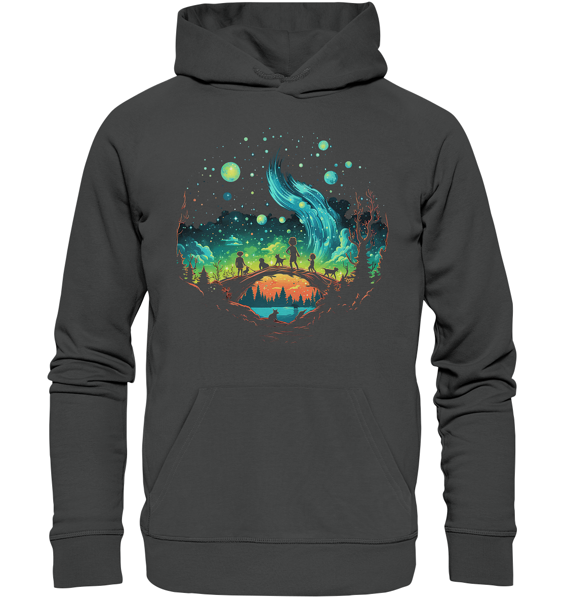 Night Bridge - Organic Basic Hoodie