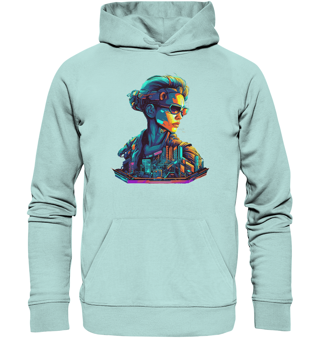 Cyberpunk Women - Organic Basic Hoodie