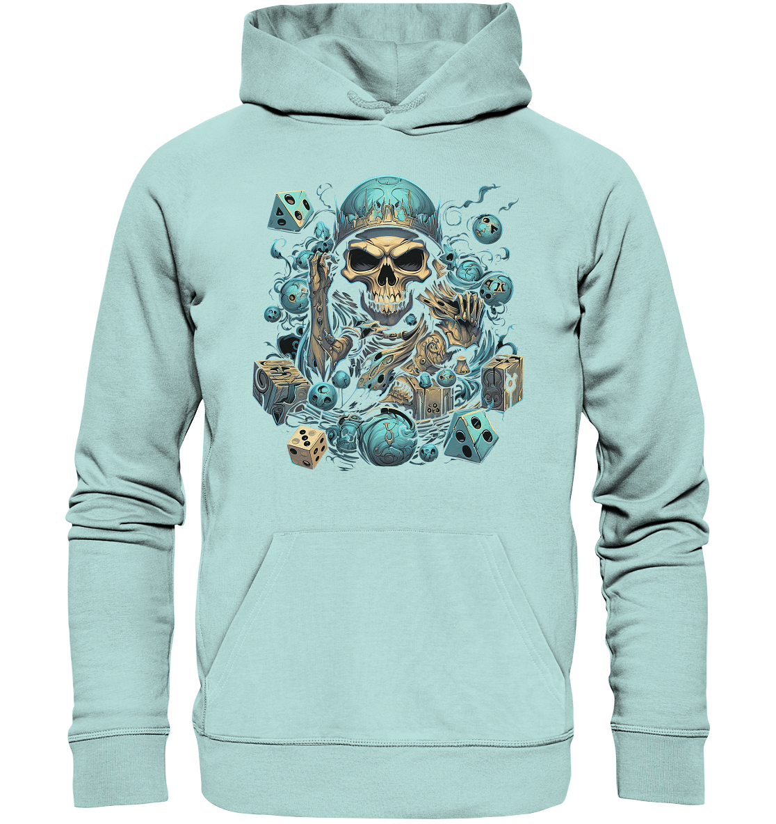 Skull Dice - Organic Basic Hoodie