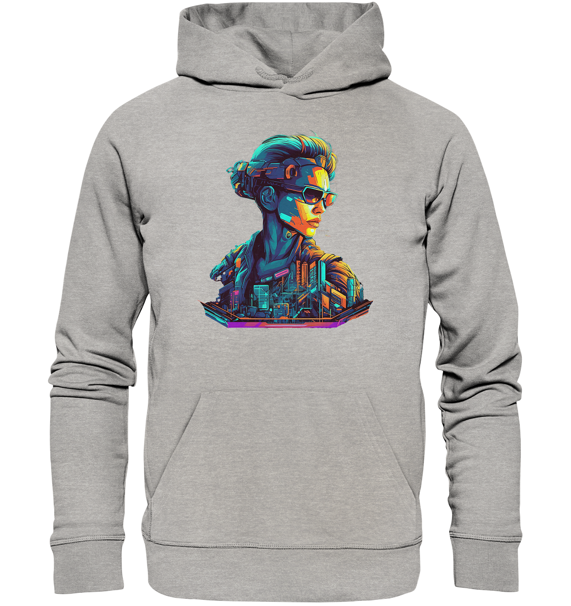 Cyberpunk Women - Organic Basic Hoodie