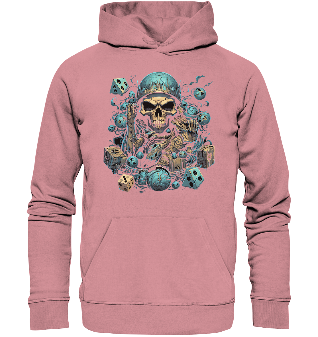 Skull Dice - Organic Basic Hoodie