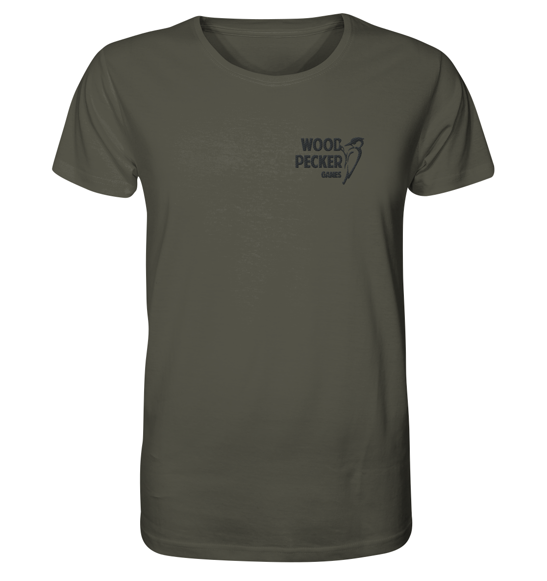 Woodpecker Games Logo - Organic Shirt (Stick)