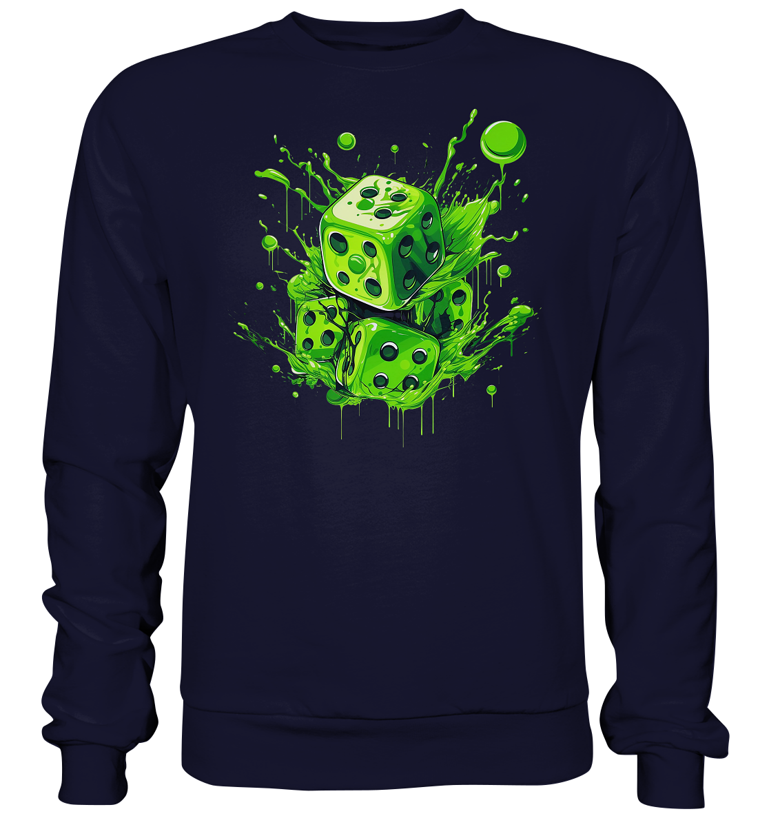 Slimy Dice - Basic Sweatshirt