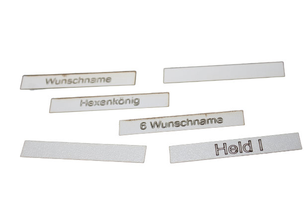 Heldentafel - Custom Namen Set (6)